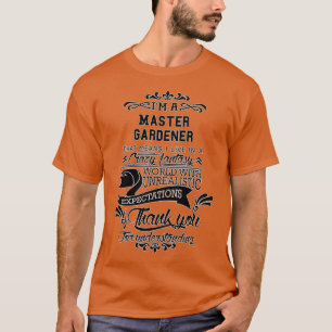 Camiseta Master Gardener Birthday Christmas GiftPresent 1
