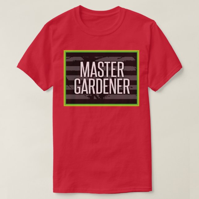 Camiseta Master Gardner (Diseño del anverso)