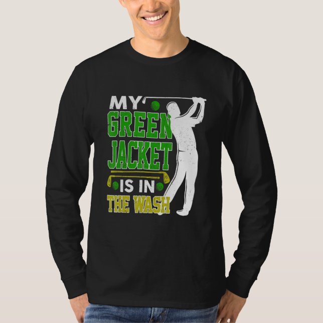 Camiseta Master Golf Golf Golf Player My Jacket Green In Th (Anverso)