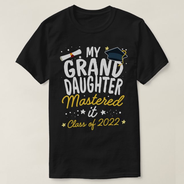 Camiseta Máster Graduación Mi Gran Hija dominó el Cl (Diseño del anverso)