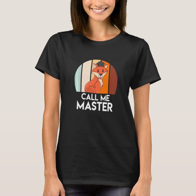 Camiseta Master Graduation 2022 Call Me Master (Anverso)