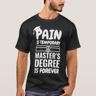 Camiseta Master Graduation Gift T Shirt Funny MS Degree Gi
