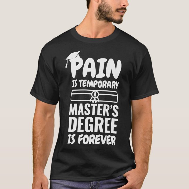 Camiseta Master Graduation Gift T Shirt Funny MS Degree Gi (Anverso)