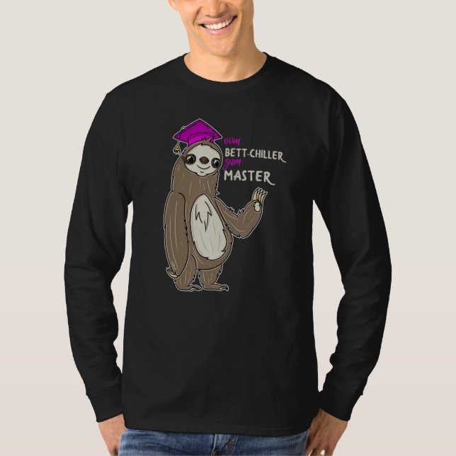 Camiseta Master Graduation Women Bed Chiller (Anverso)
