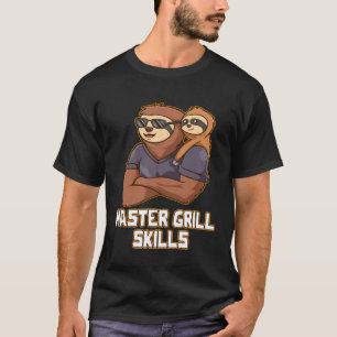 Camiseta Master Grill Skills Foodie Daddy Food Dad Chef Gr