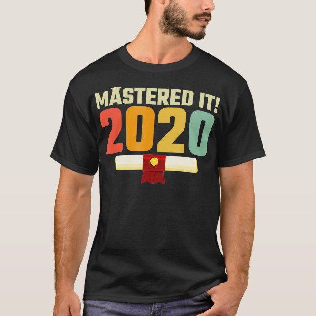Camiseta Máster It 2020 Graduation Gift Her Him Friends 7 (Anverso)