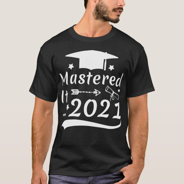 Camiseta Master It 2021 Master Graduation 2021 Me (Anverso)