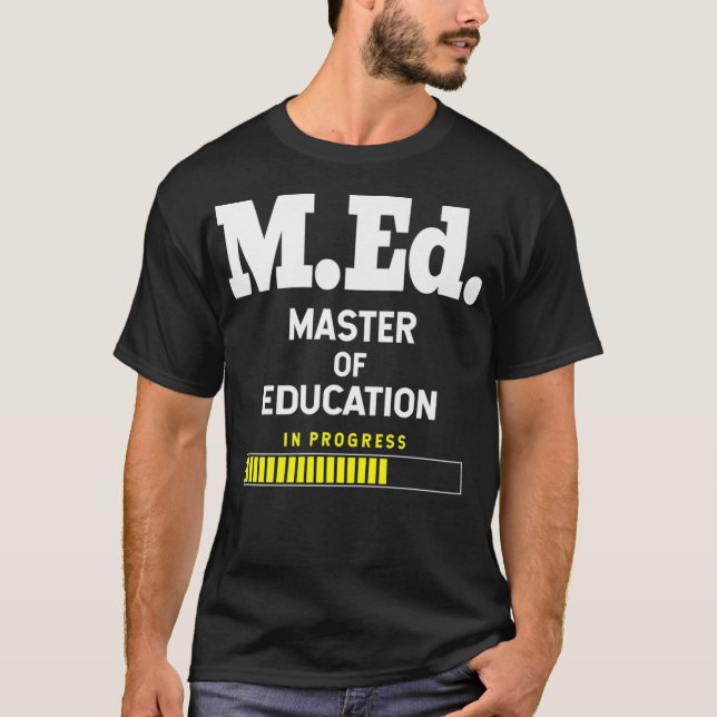 Camiseta Master of Education Student Degree MEd Premium (Anverso)