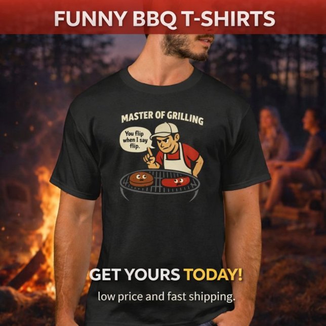 Camiseta Master of Grilling | Funny BBQ (Subido por el creador)