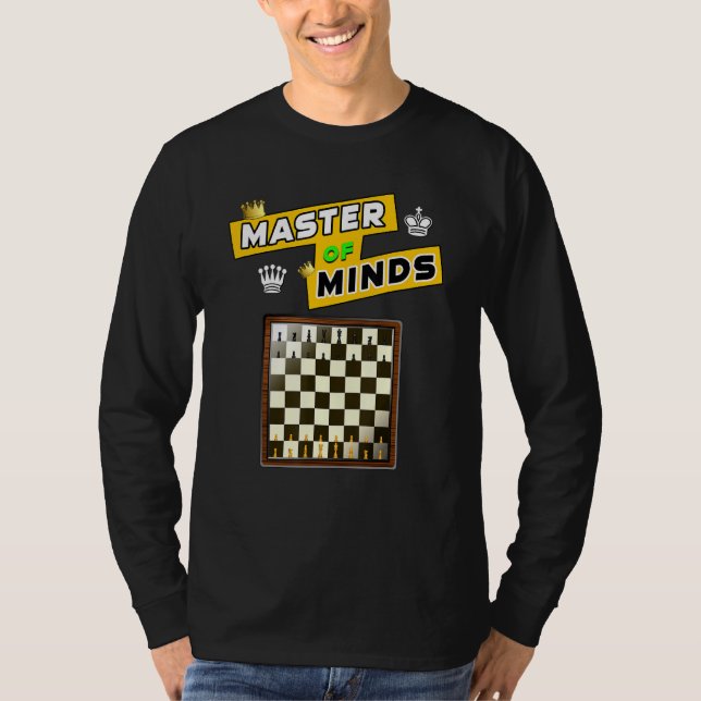 Camiseta Master Of Minds Chessboard And Pieces Strategy Sp (Anverso)