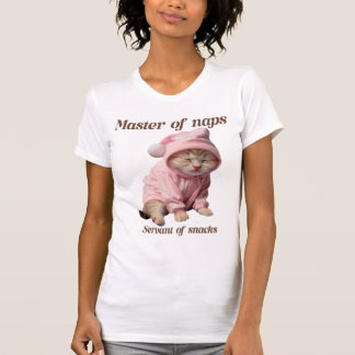 Camiseta Master of naps, servant of snacks 