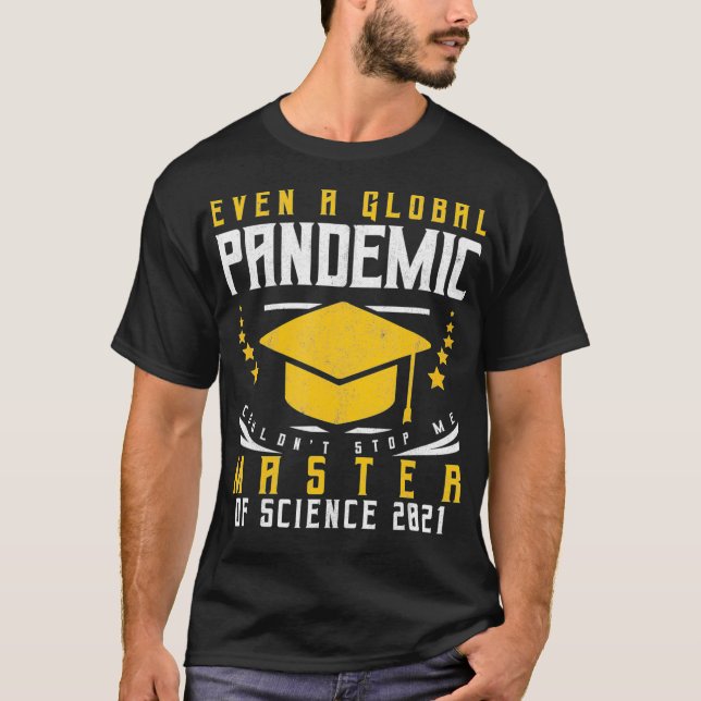 Camiseta Master Of Science 2021 Master Graduation G (Anverso)