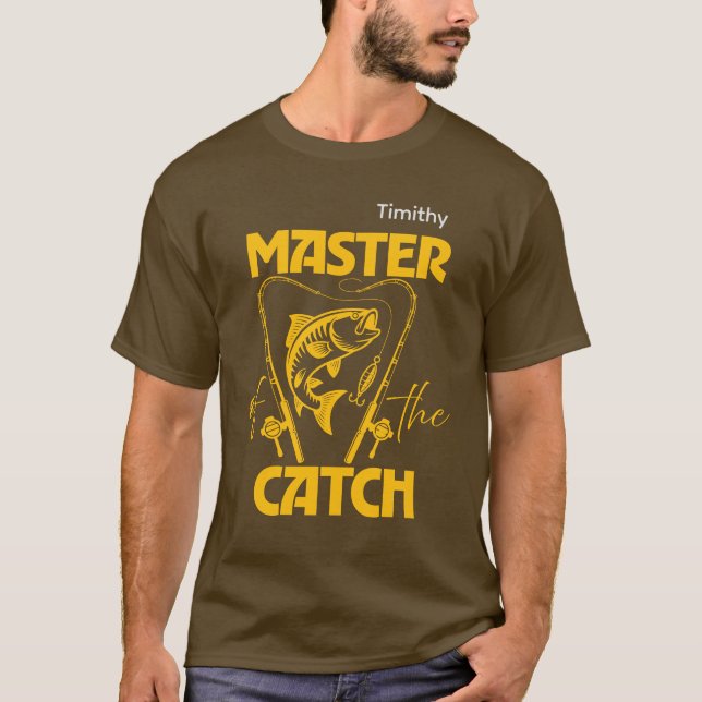 Camiseta Master Of The Catch Custom SVG Graphic T-Shirt (Anverso)
