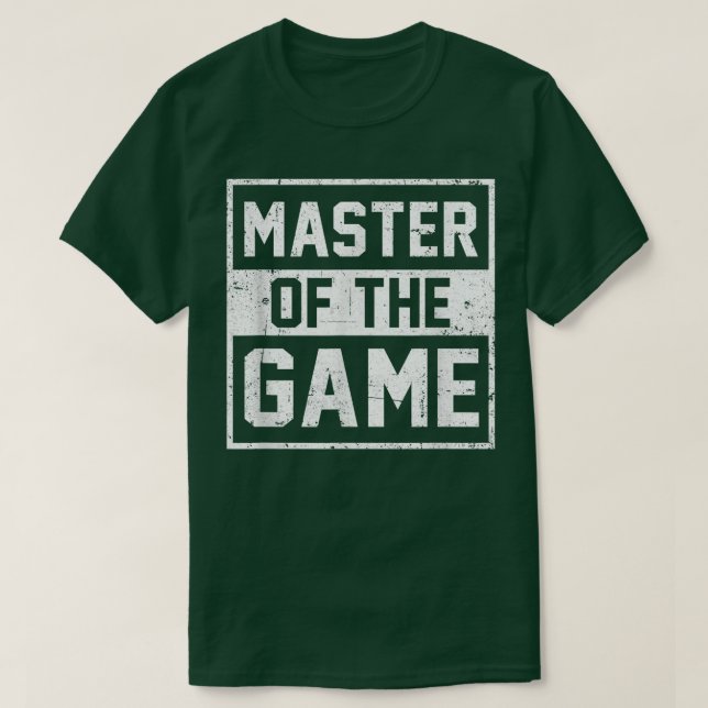 Camiseta Master Of The Game Board Juego Fiesta De Noche Ga (Diseño del anverso)
