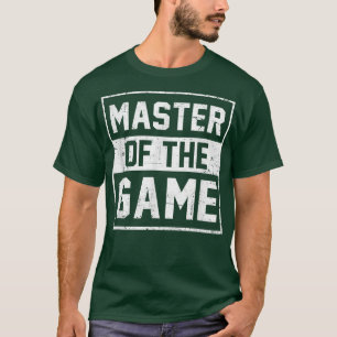 Camiseta Master Of The Game Board Juego Fiesta De Noche Ga
