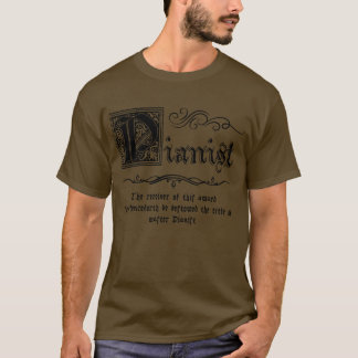 Camiseta Master Pianista Medieval