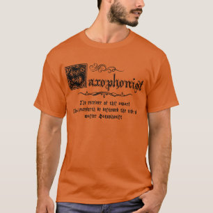 Camiseta Master saxofonista medieval
