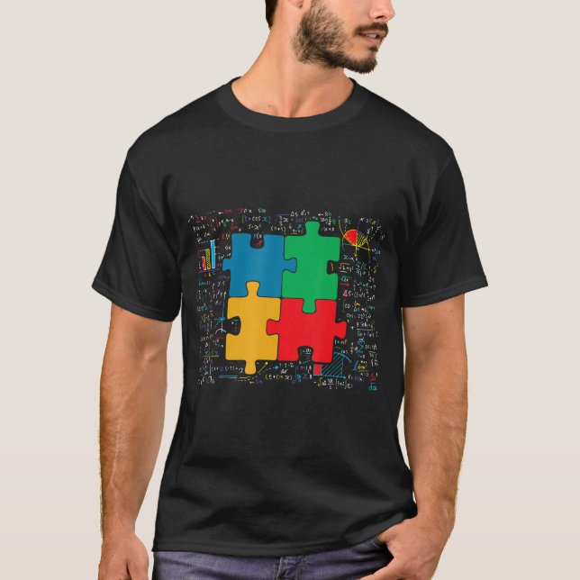 Camiseta Master Solver Jigsaw rompe matemáticas (Anverso)