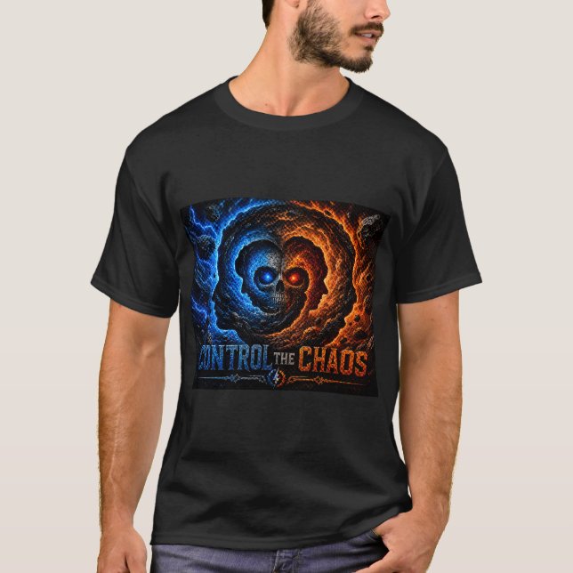 Camiseta Master the Mayhem Control the Spiral – 3D (Anverso)