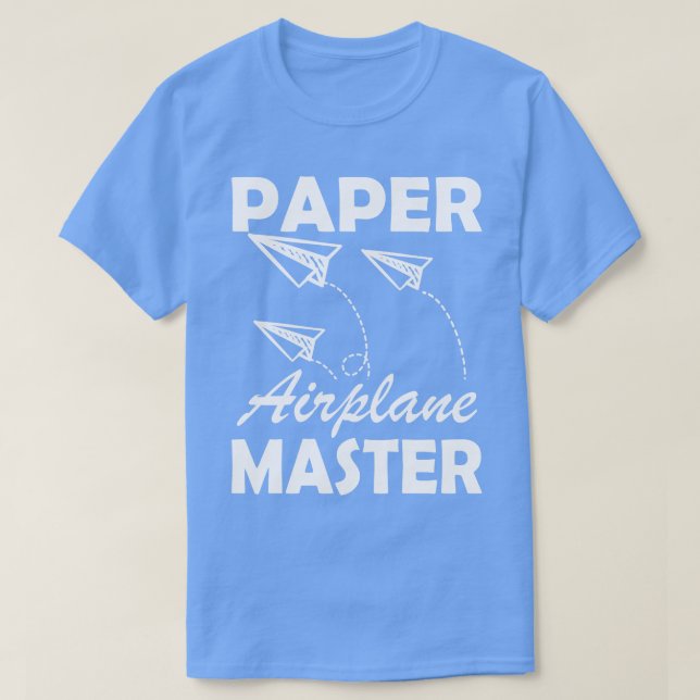 Camiseta Master w de avión de papel (Diseño del anverso)