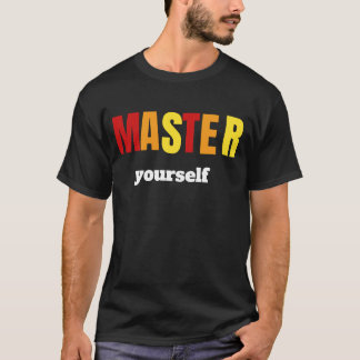 Camiseta Master Yourself – Discipline & Self-Control Motiva