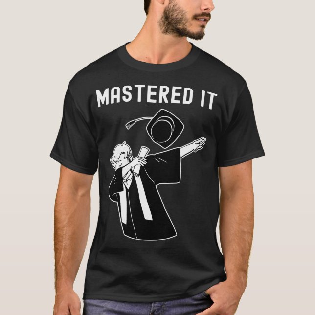 Camiseta Mastered It Class Of 2021 Masters Degree College G (Anverso)