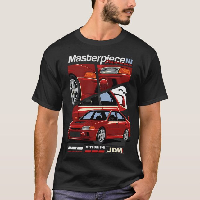 Camiseta Masterpiece Mitsubishi Evo 1996 (Anverso)
