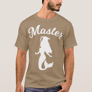 Camiseta Masters Degree Graduation Mermaid Gift 1