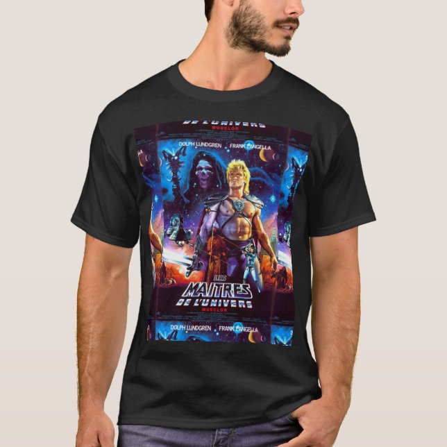 Camiseta Masters Of The Universe 80s Movie He Man Scifi (Anverso)