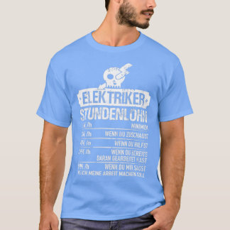 Camiseta MasterTShirt de electricidad por hora