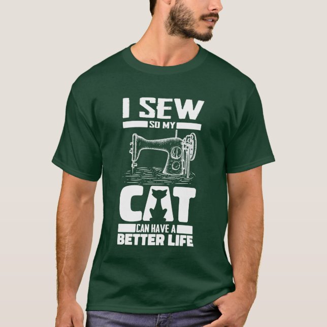 Camiseta Masticando a un gato (Anverso)