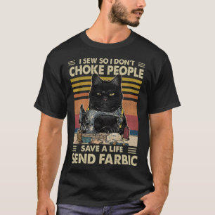 Camiseta Masticando gatitos divertidos para no asfixiar a l