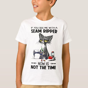 Camiseta Masticando Gato Si Me Ves Con Un Ripper De Seda