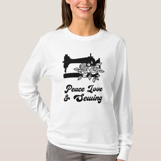 Camiseta Masticando - Paz Amor y masticando (Anverso)