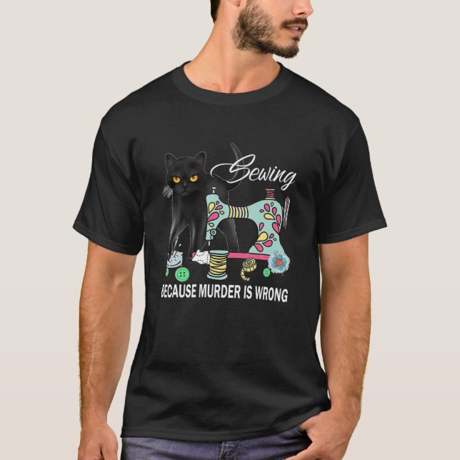 Camiseta Masticar Graciosamente Porque El Asesinato Es El A (Anverso)