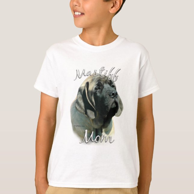 Camiseta Mastiff (cachorro) Mamá 2 (Anverso)