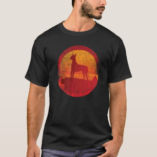 Camiseta Mastiff de Alemania Gran Dane Retro Sunset