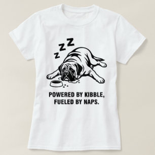 Camiseta Mastiff Divertido Perezoso