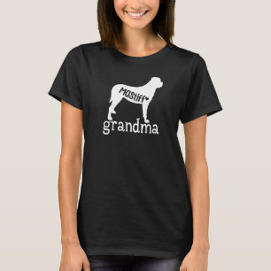 Camiseta Mastiff Dog Grandma Mastiff Dueño De Perros Mimi
