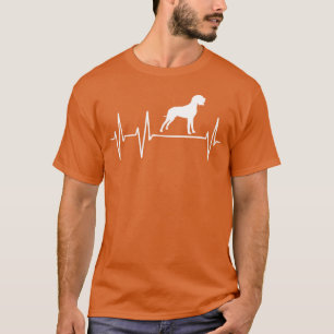 Camiseta Mastiff Dog Heartbeat Outfit Me encantan los perro