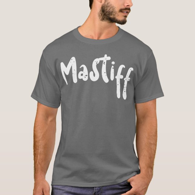Camiseta Mastiff Dogs retro (Anverso)