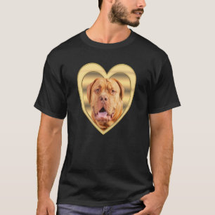 Camiseta Mastiff French Mastiff Heart Dog Bull Mastiff