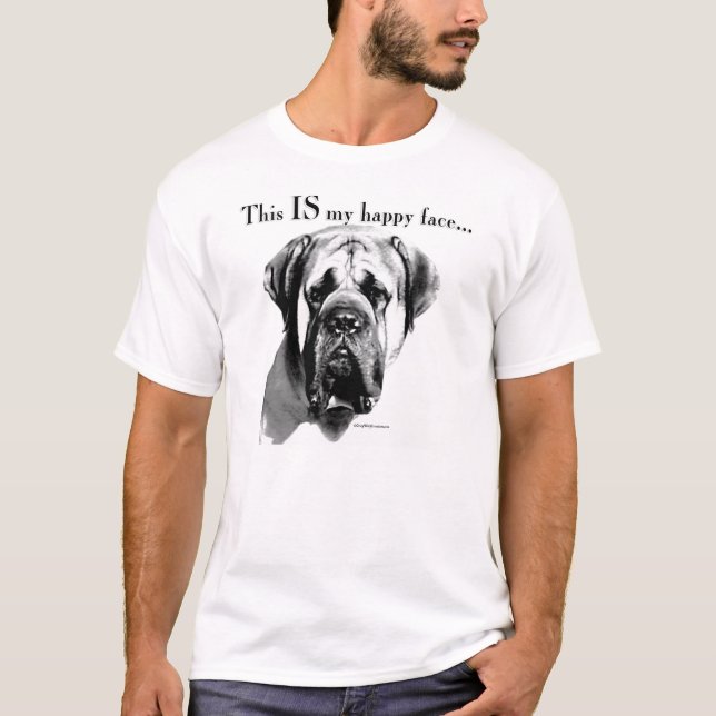 Camiseta Mastiff Happy Face (Anverso)