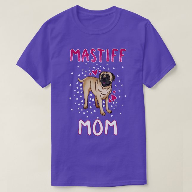 Camiseta Mastiff Mom (Diseño del anverso)