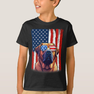 Camiseta Mastiff Perro Ee. Uu. Bandera Hombres Mujeres 4 De