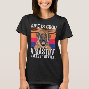Camiseta Mastiffs Hace Tu Vida Buena Vintage
