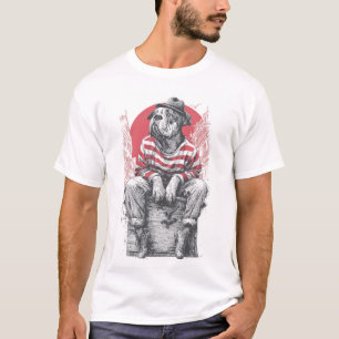 Camiseta Mastín Mimo � Perro Divertido Silencioso