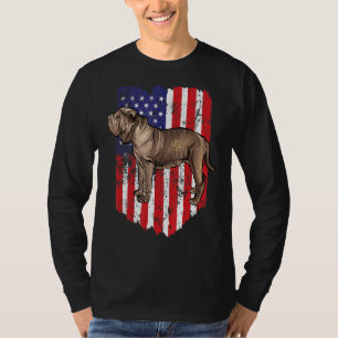 Camiseta Mastín Napolitano Bandera Americana 4 De Julio Usa