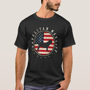 Camiseta Mastín Napolitano Bandera De Estados Unidos 4 De J
