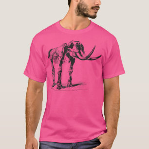 Camiseta Mastodon Fossitas de Dinosaurios Mamíferos